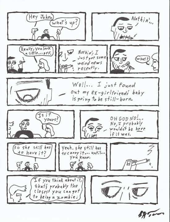 Zombie Baby comic, though the name probably ruins the punch line